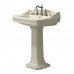 Foremost Series 1930 Lavatory and Pedestal Combo Biscuit - B06XNJFLX9